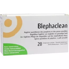 BLEPHACLEAN Steril kompresler, 20 adet