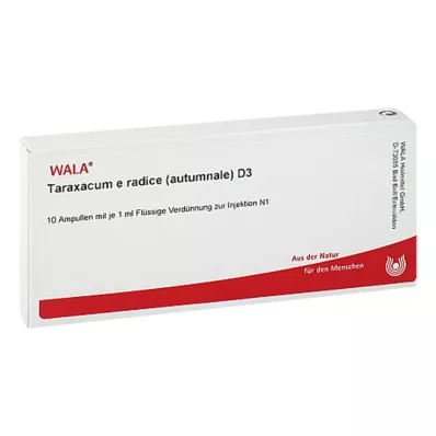 TARAXACUM E Rad.autumnale D 3 ampul, 10X1 ml TARAXACUM E Rad.autumnale D 3 ampul, 10X1 ml
