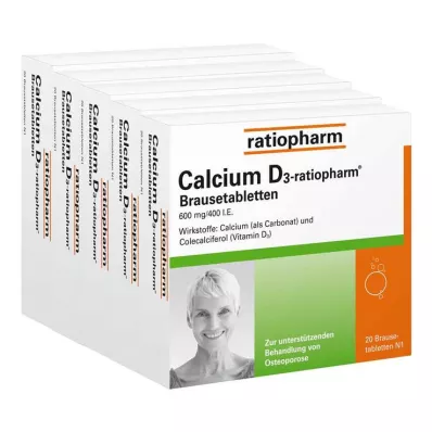 CALCIUM D3-ratiopharm efervesan tabletler, 100 adet CALCIUM D3-ratiopharm efervesan tabletler, 100 adet