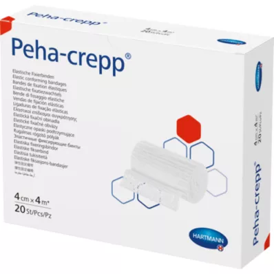 PEHA CREPP Sabitleme bandajı 4 cmx4 m, 20 adet