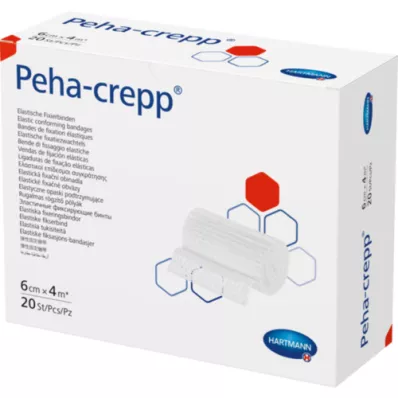 PEHA CREPP Sabitleme bandajı 6 cmx4 m, 20 adet