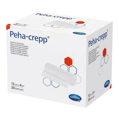 Peha Crepp sabitleme bandajı 12 cm x 4 m, 20 adet