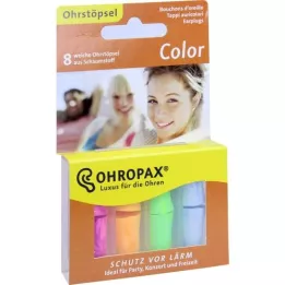 OHROPAX renkli köpük tıpa, 8 adet