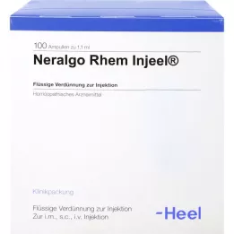 NERALGO Rhem Injeel ampulleri, 100 adet