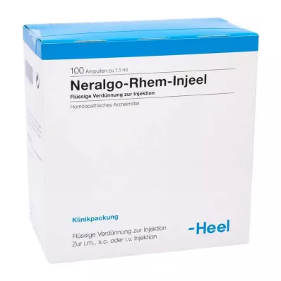 NERALGO Rhem Injeel ampulleri, 100 adet NERALGO Rhem Injeel ampulleri, 100 adet