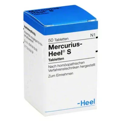 MERCURIUS HEEL S Tabletler, 50 adet