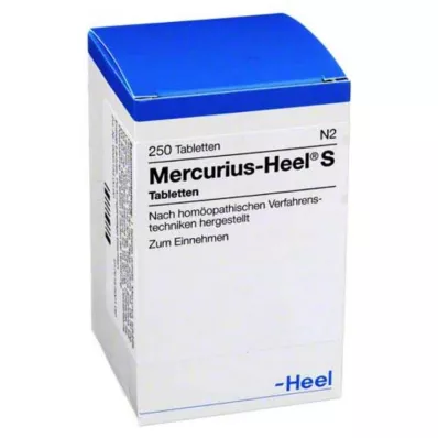 MERCURIUS HEEL S Tabletler, 250 adet