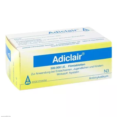 ADICLAIR Film kaplı tabletler, 100 adet ADICLAIR Film kaplı tabletler, 100 adet
