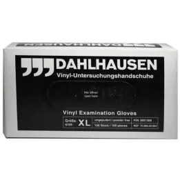 VINYL Eldivenler pudrasız XL beden, 100 adet