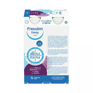 FRESUBIN ENERGY DRINK Orman meyvesi içme şişesi 6X4X200 ml