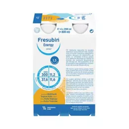 FRESUBIN ENERGY DRINK Multifruit içme şişesi, 4X200 ml