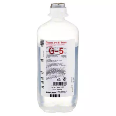 GLUCOSE %5 B.Braun Ecoflac Plus, 500 ml