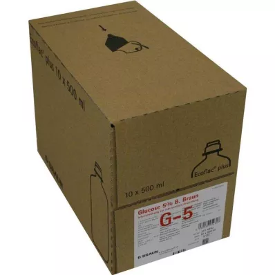 Glikoz %5 B.Braun Ecoflac P, 10X500 ml Glikoz %5 B.Braun Ecoflac P, 10X500 ml