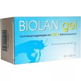 BIOLAN Jel göz damlası, 60X0,45 ml