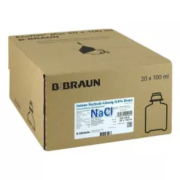 ISOTONE Salin solüsyonu %0,9 Braun Ecoflac Plus, 20X100 ml