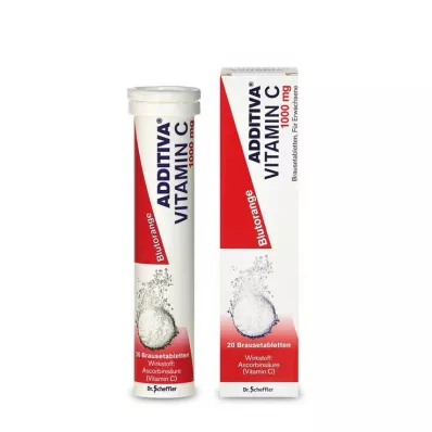 ADDITIVA C Vitamini Kan Portakalı Efervesan Tablet, 20 Kapsül