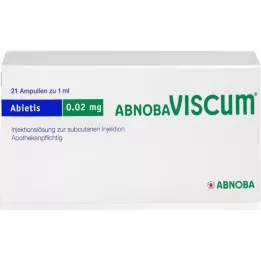 ABNOBAVISCUM Abietis 0.02 mg ampuller, 21 adet