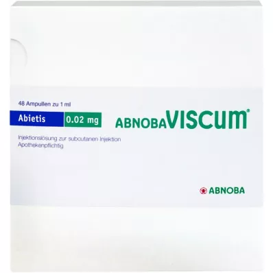ABNOBAVISCUM Abietis 0.02 mg ampuller, 48 adet