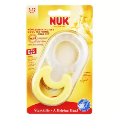 NUK Soğutucu diş çıkarma halkası seti, 2 adet NUK Soğutucu diş çıkarma halkası seti, 2 adet