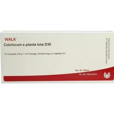 COLCHICUM E planta tota D 30 ampul, 10X1 ml