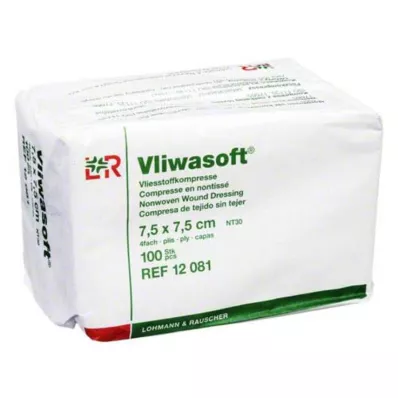VLIWASOFT Dokumasız kompresler 7,5x7,5 cm steril olmayan 4l, 100 adet VLIWASOFT Dokumasız kompresler 7,5x7,5 cm steril olmayan 4l, 100 adet