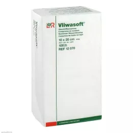 VLIWASOFT Dokumasız kompresler 10x20 cm steril olmayan 4l, 100 adet