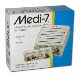 MEDI 7 gün için 7 ilaç dozu beyaz, 1 adet