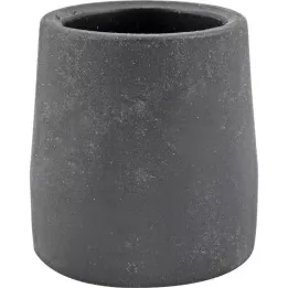 KRÜCKENKAPSEL Yürüme çerçeveleri için 28 mm siyah çelik uç, 1 adet