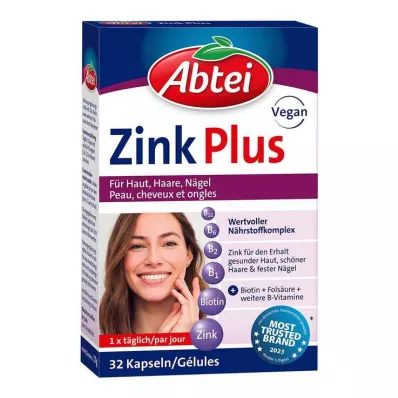 ABTEI Zinc Plus Besin Kapsülleri, 32 Kapsül ABTEI Zinc Plus Besin Kapsülleri, 32 Kapsül