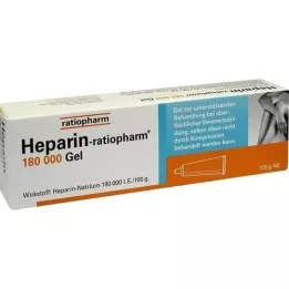 HEPARIN-RATIOPHARM 180.000 I.U. jel, 100 g