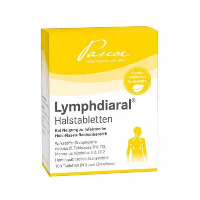 Lenfdiaral boğaz pastilleri, 100 adet