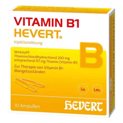 VITAMIN B1 HEVERT Ampuller, 10 adet
