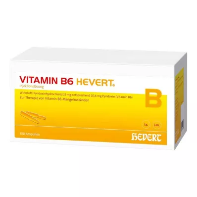 B6 Vitamini Hevert ampulleri, 100x2 ml