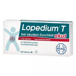 LOPEDIUM Akut ishal tabletleri için T akut, 10 adet