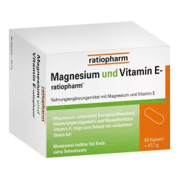 MAGNESIUM UND VITAMIN E-ratiopharm Kapsüller, 60 Kapsül