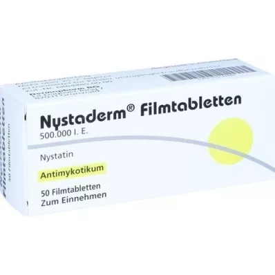 NYSTADERM Film kaplı tabletler, 50 adet