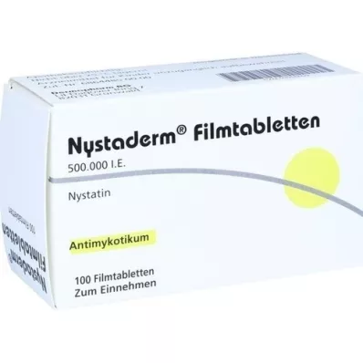 NYSTADERM Film kaplı tabletler, 100 adet