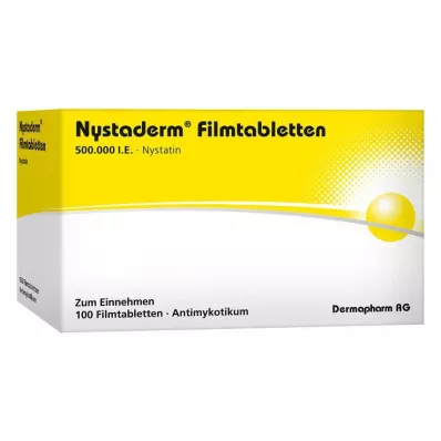 NYSTADERM Film kaplı tabletler, 100 adet