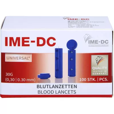 IME-DC Lansman cihazı için lansetler/iğneler, 100 adet