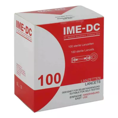 IME-DC Lansman cihazı için lansetler/iğneler, 100 adet