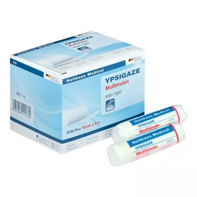 YPSIGAZE Gazlı bez bandaj 10 cmx4 m, 20 adet YPSIGAZE Gazlı bez bandaj 10 cmx4 m, 20 adet