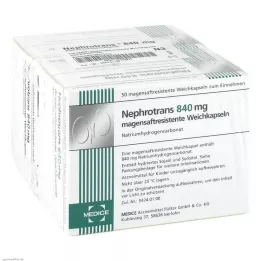 NEPHROTRANS 840 mg enterik kaplı kapsül, 100 adet