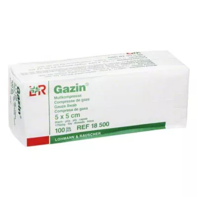 GAZIN Gazlı bez komp. 5x5 cm steril olmayan 8x Op, 100 adet