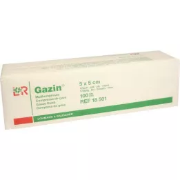 GAZIN Gazlı bez komp. 5x5 cm steril olmayan 12x op, 100 adet