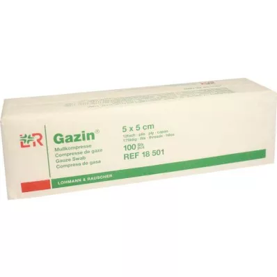 GAZIN Gazlı bez komp. 5x5 cm steril olmayan 12x op, 100 adet GAZIN Gazlı bez komp. 5x5 cm steril olmayan 12x op, 100 adet