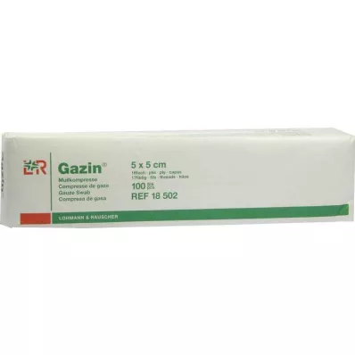GAZIN Gazlı bez komp. 5x5 cm steril olmayan 16x op, 100 adet