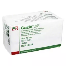 GAZIN Gazlı bez komp. 10x10 cm steril olmayan 12x RK, 100 adet