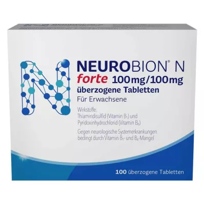 NEUROBION N forte kaplı tabletler, 100 adet NEUROBION N forte kaplı tabletler, 100 adet