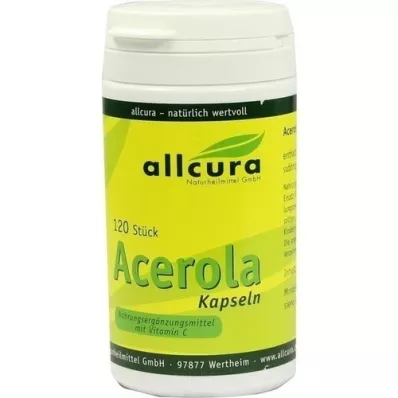 ACEROLA KAPSELN doğal C vitamini, 120 adet