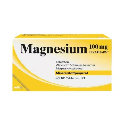 MAGNESIUM 100 mg Jenapharm tablet, 100 adet MAGNESIUM 100 mg Jenapharm tablet, 100 adet